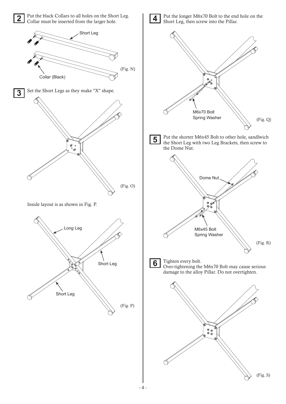 MINOURA P-500AL-5S User Manual | Page 4 / 8