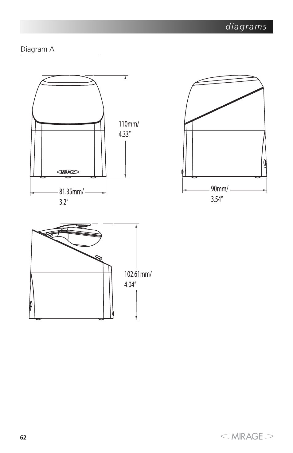 Mirage MX 5.1 User Manual | Page 62 / 72