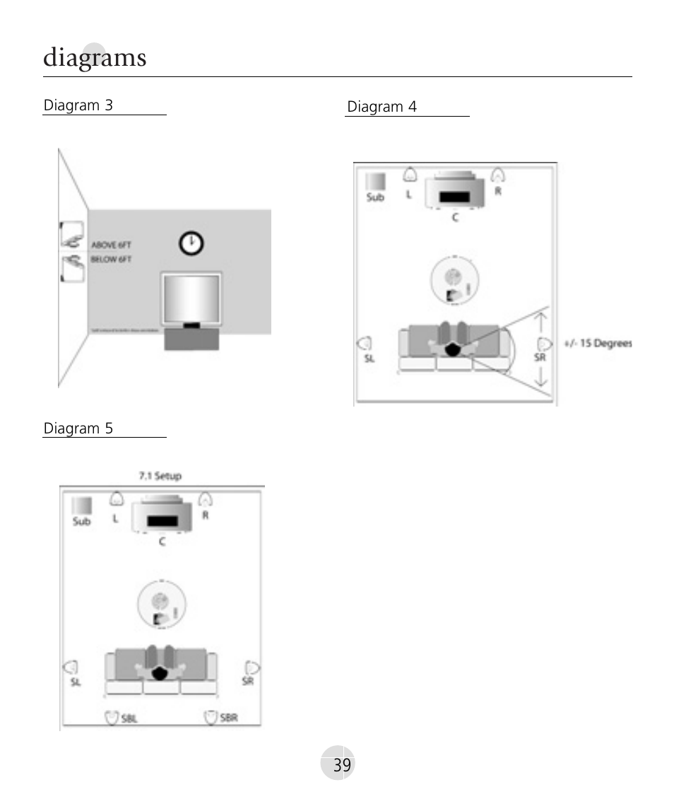 Diagrams | Mirage Nanosat® Prestige User Manual | Page 39 / 44