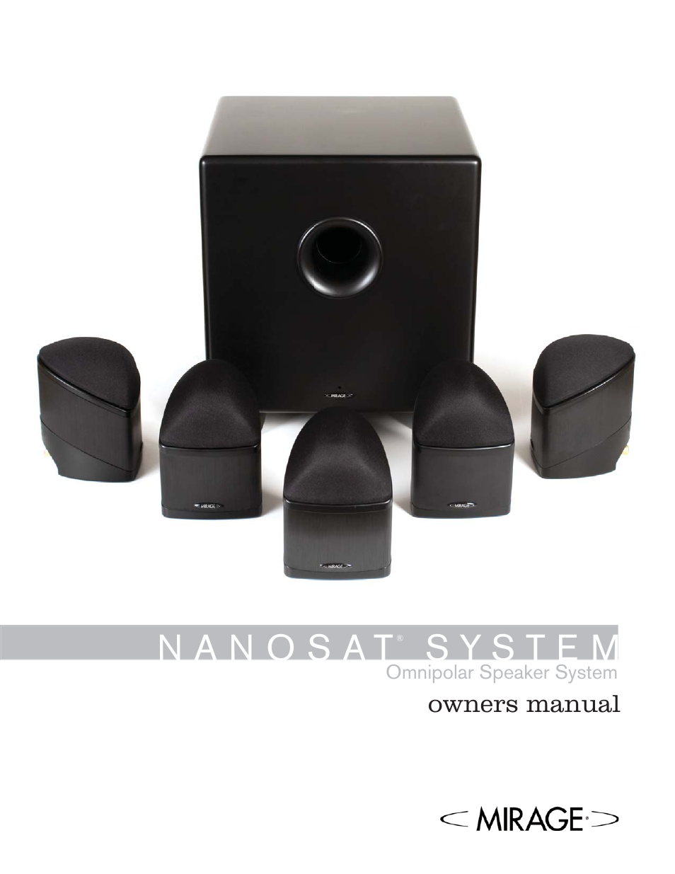 Mirage Nanosat® 5.1 User Manual | 24 pages