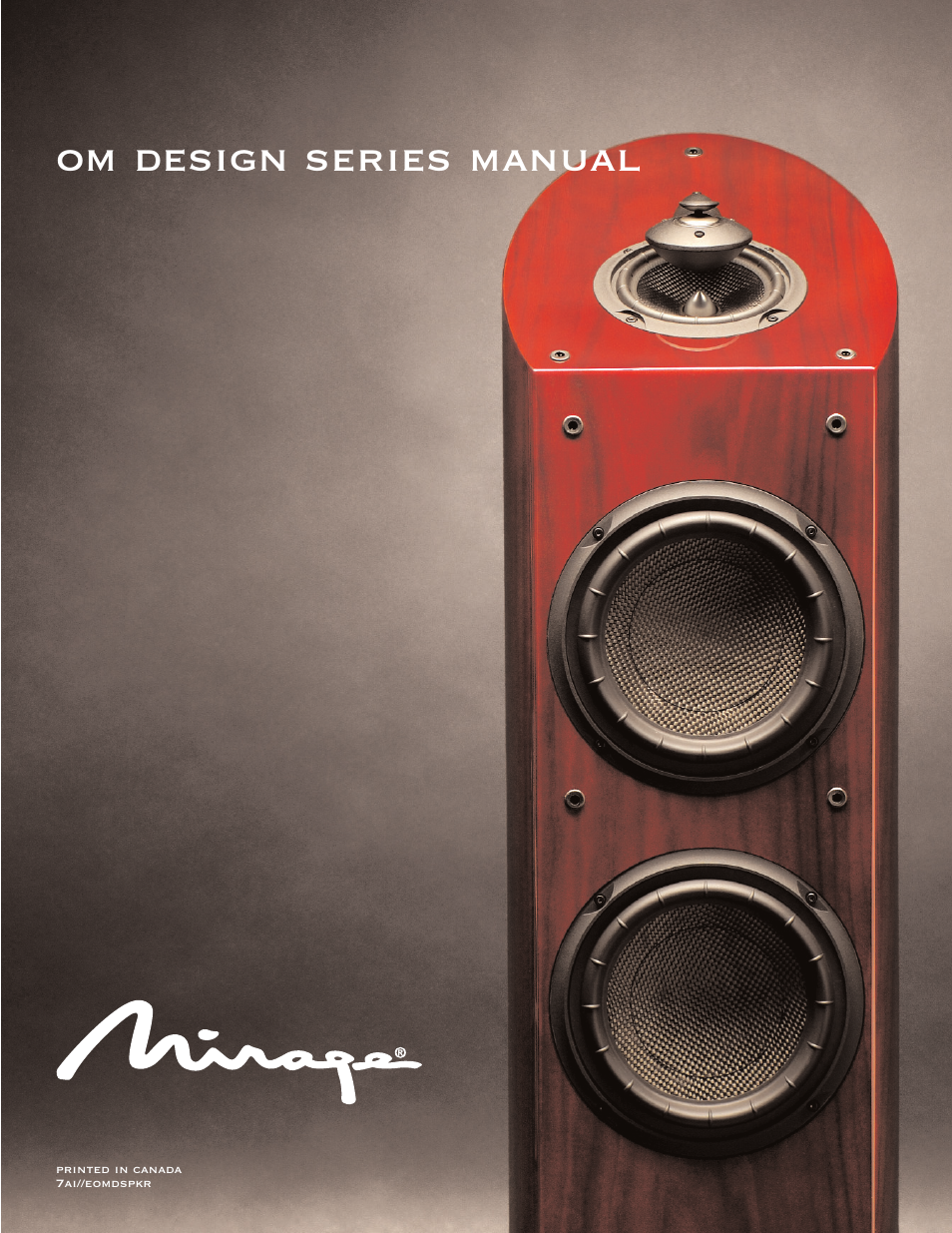 Mirage OMD-28 User Manual | 19 pages