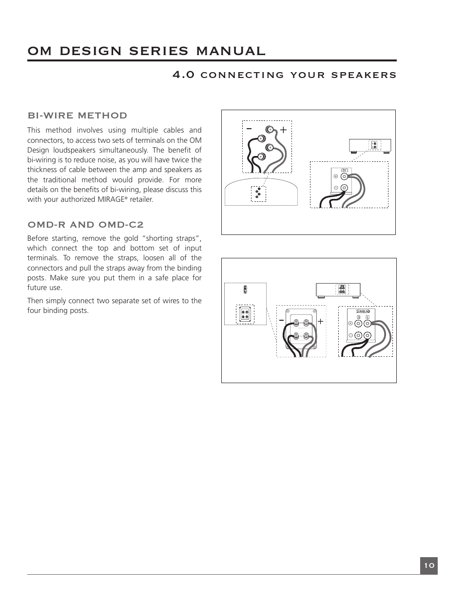 Om design series manual | Mirage OMD-28 User Manual | Page 12 / 19