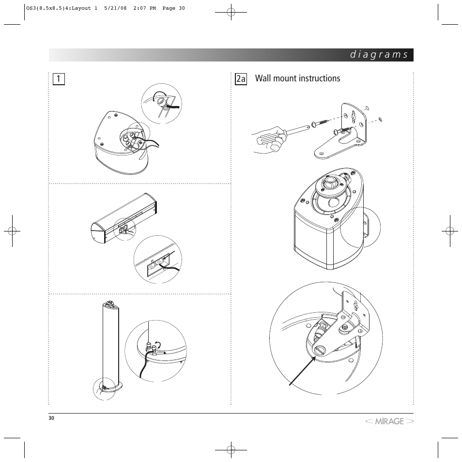 Mirage OS³-FS User Manual | Page 30 / 36