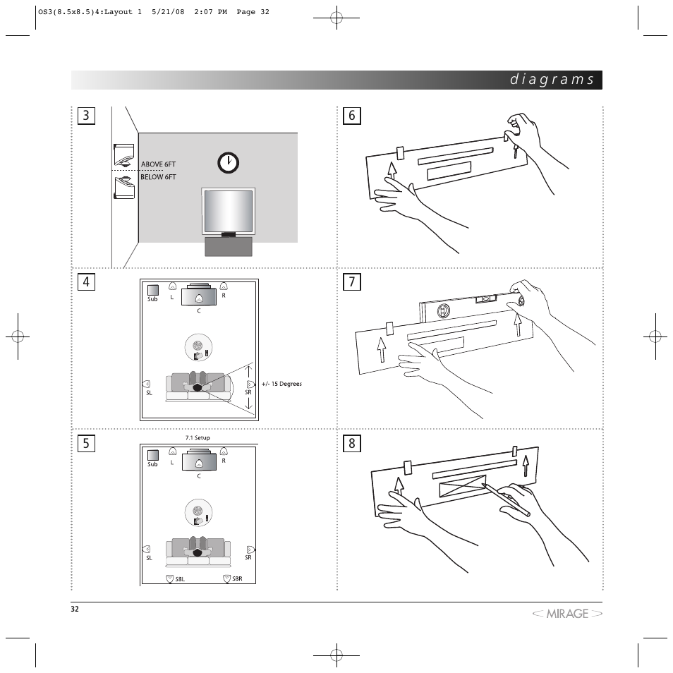 Mirage OS³-FS User Manual | Page 32 / 36