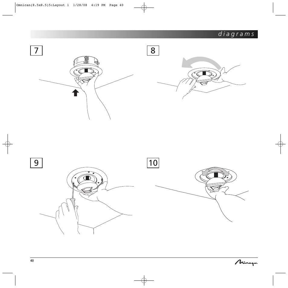 Mirage Omnican OC-65 User Manual | Page 40 / 42