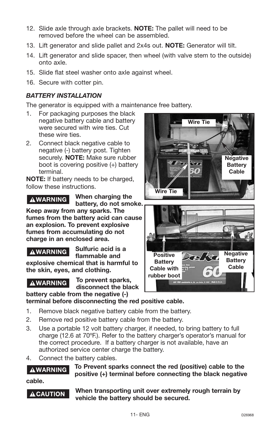 DeVillbiss Air Power Company D26968 User Manual | Page 11 / 72