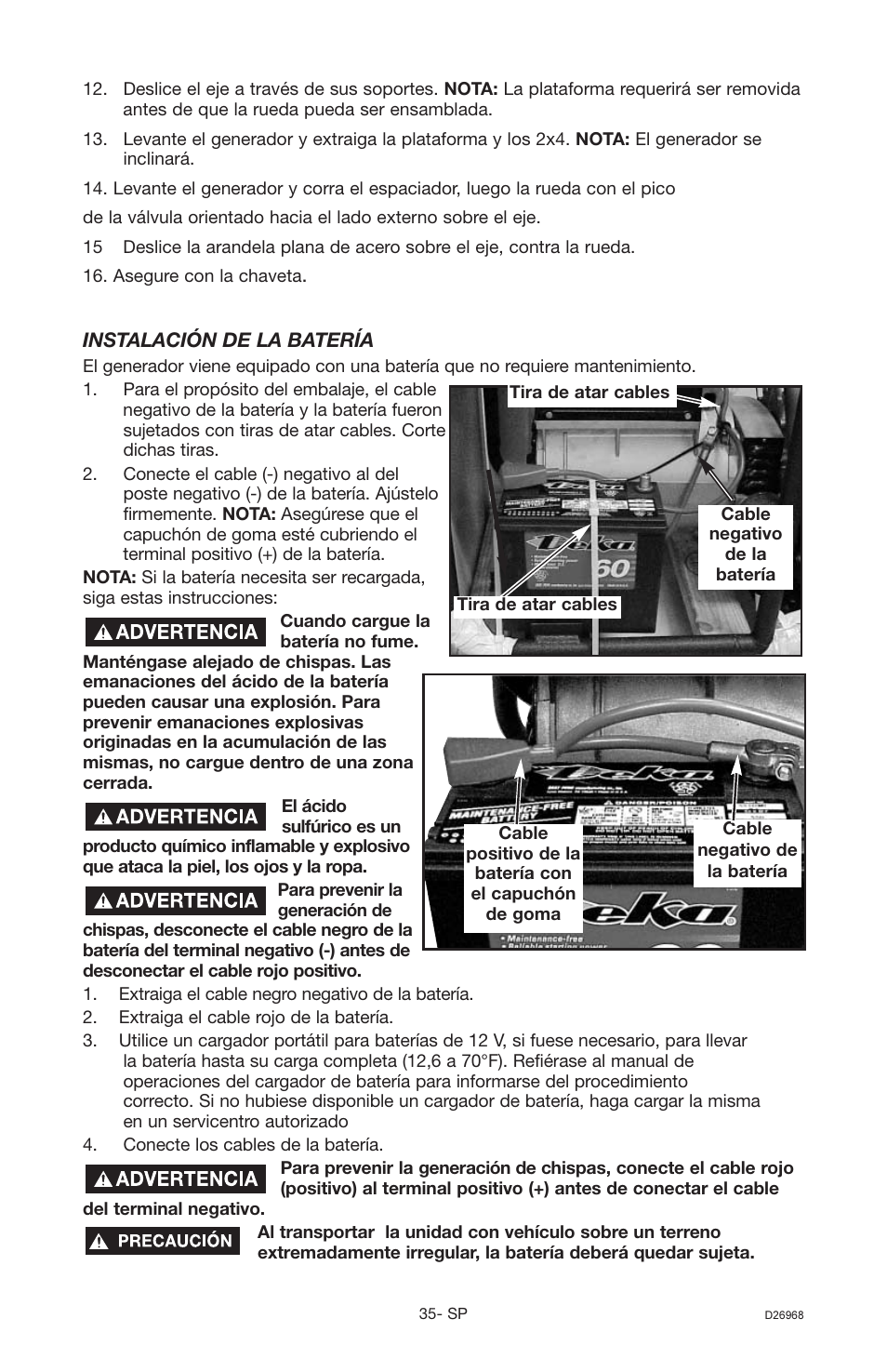 DeVillbiss Air Power Company D26968 User Manual | Page 35 / 72