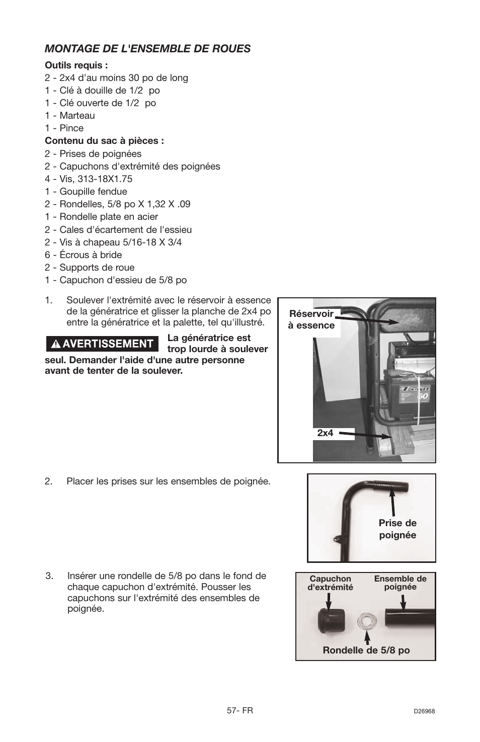 DeVillbiss Air Power Company D26968 User Manual | Page 57 / 72