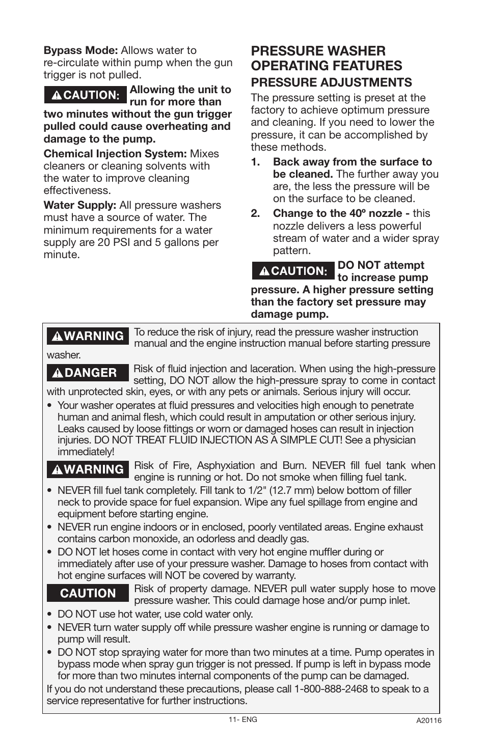 DeVillbiss Air Power Company Excell XC2600 User Manual | Page 11 / 60