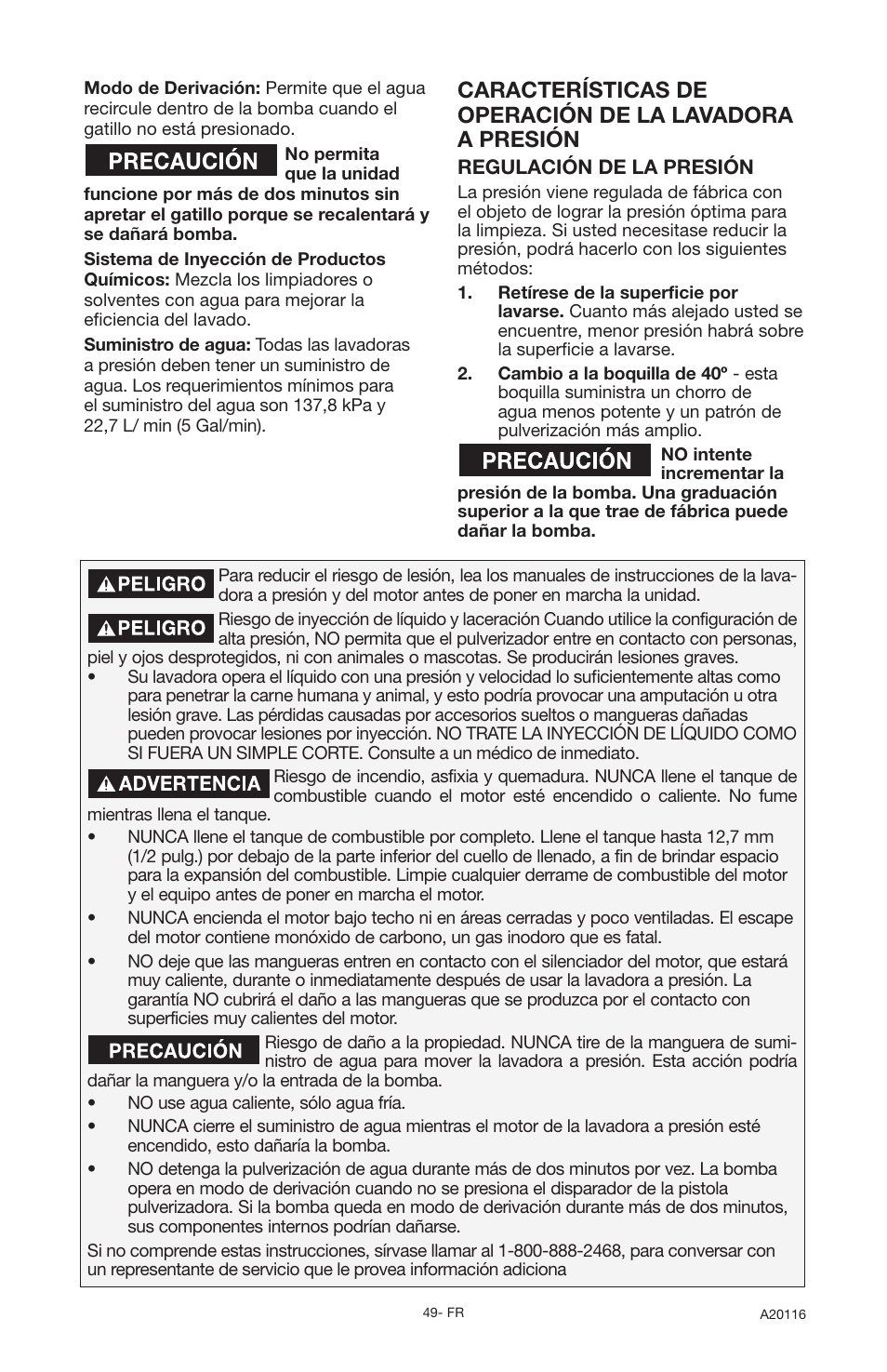DeVillbiss Air Power Company Excell XC2600 User Manual | Page 49 / 60