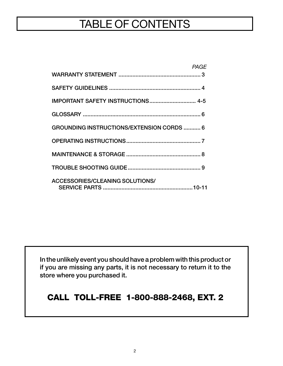 DeVillbiss Air Power Company MGP-1218 User Manual | Page 2 / 12