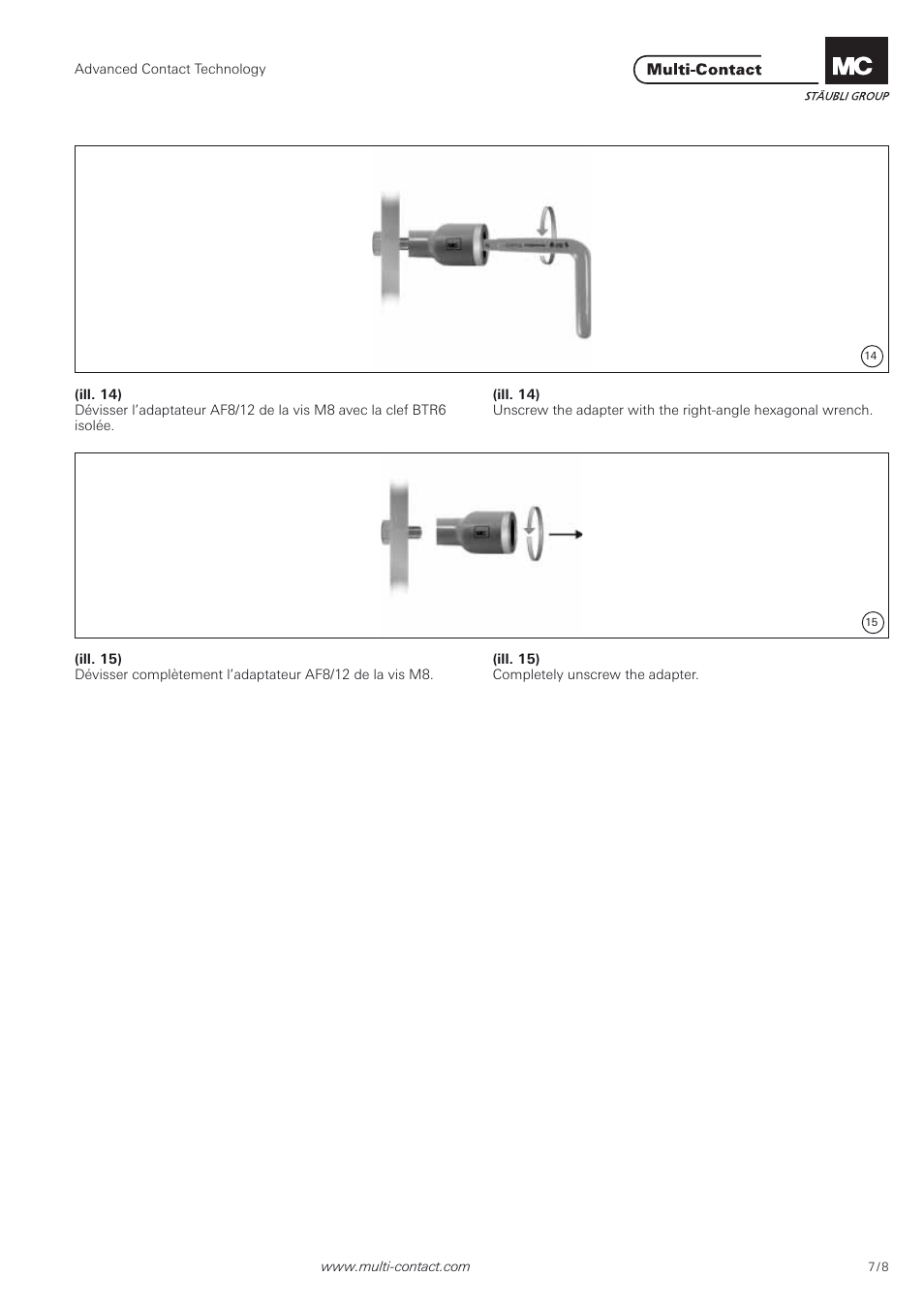 Multi-Contact MA057 User Manual | Page 7 / 8