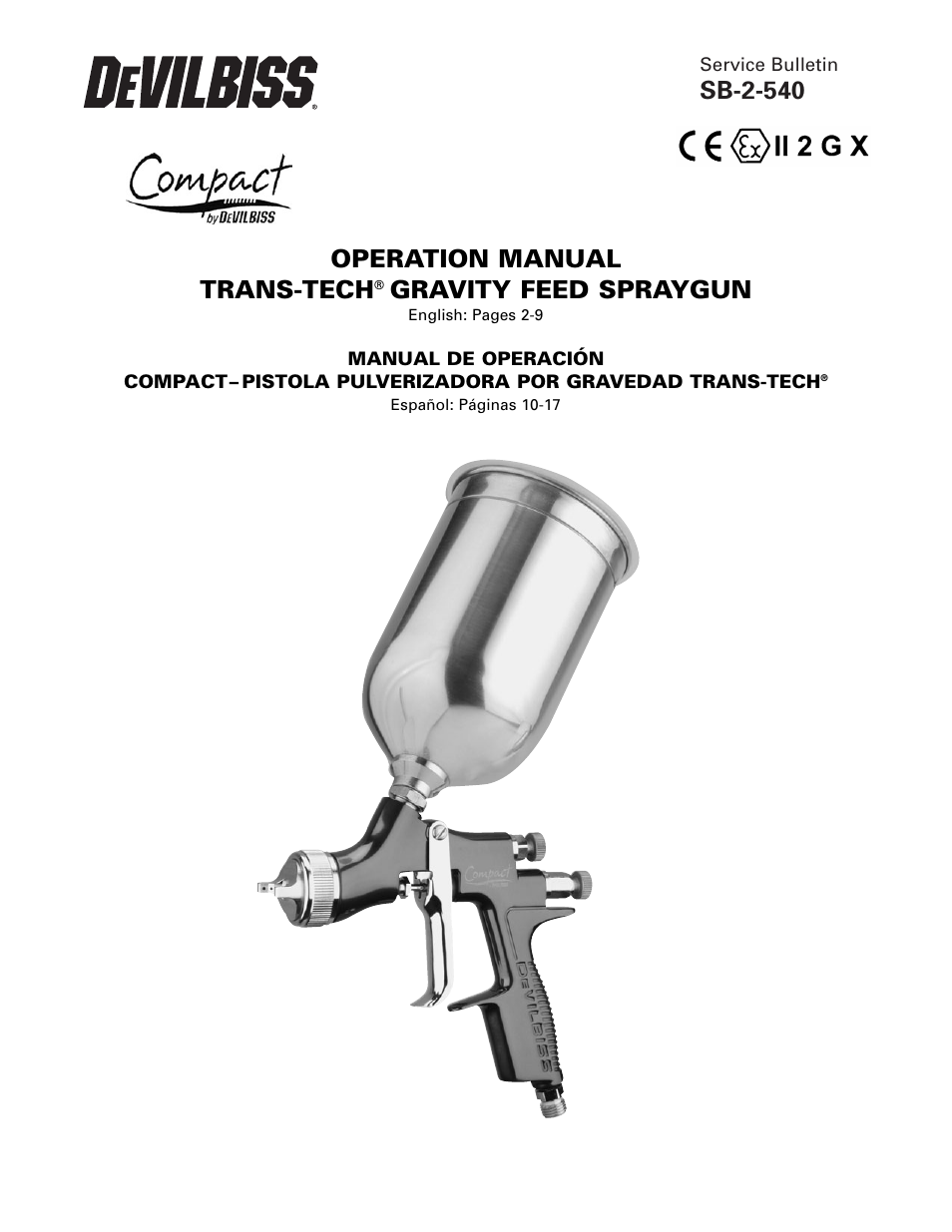 DeVillbiss Air Power Company SB-2-540 User Manual | 20 pages