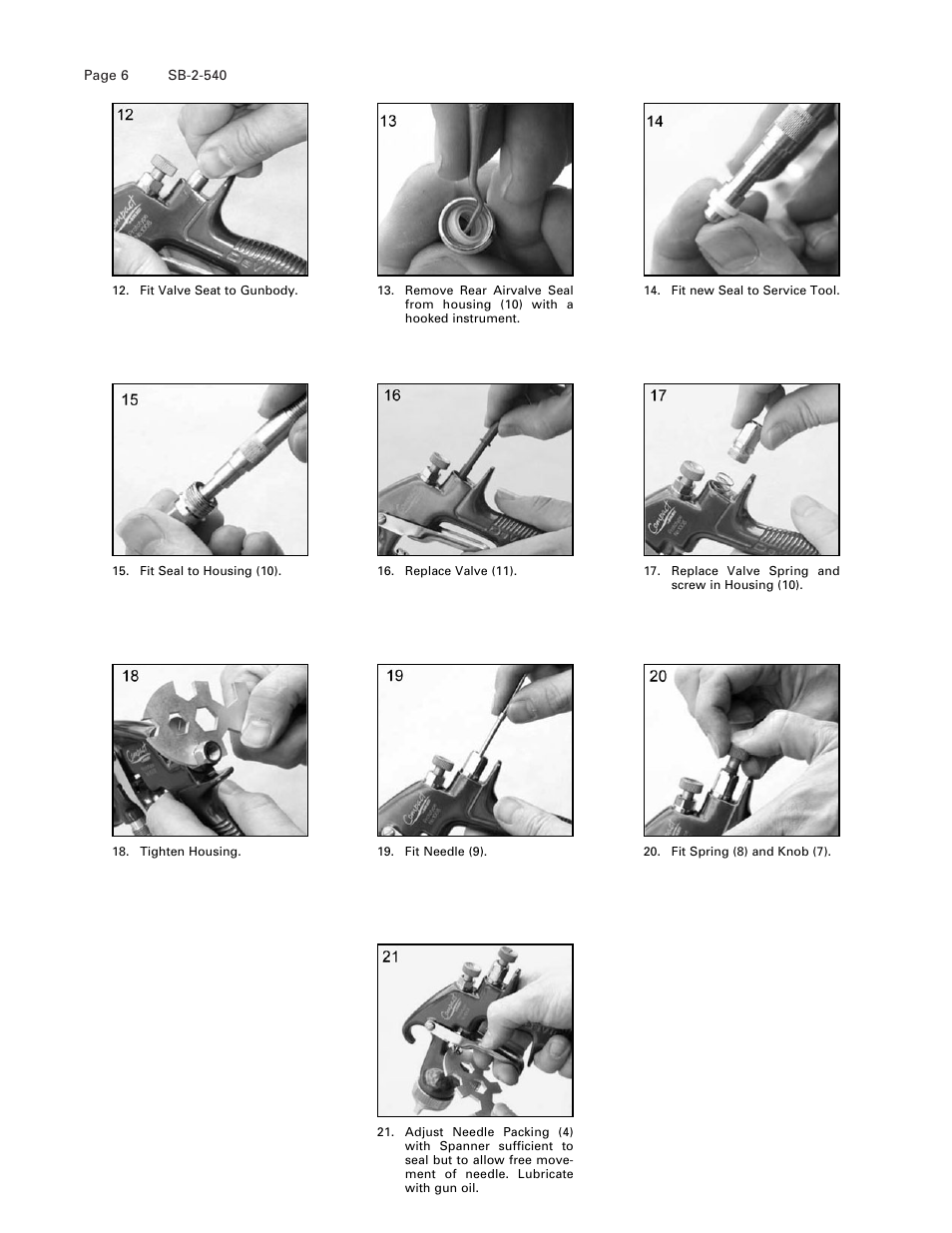 DeVillbiss Air Power Company SB-2-540 User Manual | Page 6 / 20