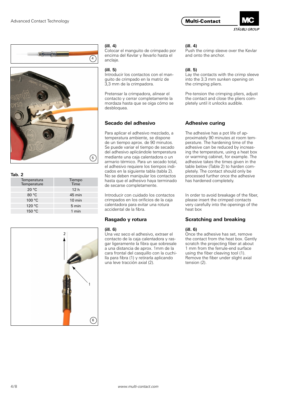 Multi-Contact MA092 User Manual | Page 4 / 8