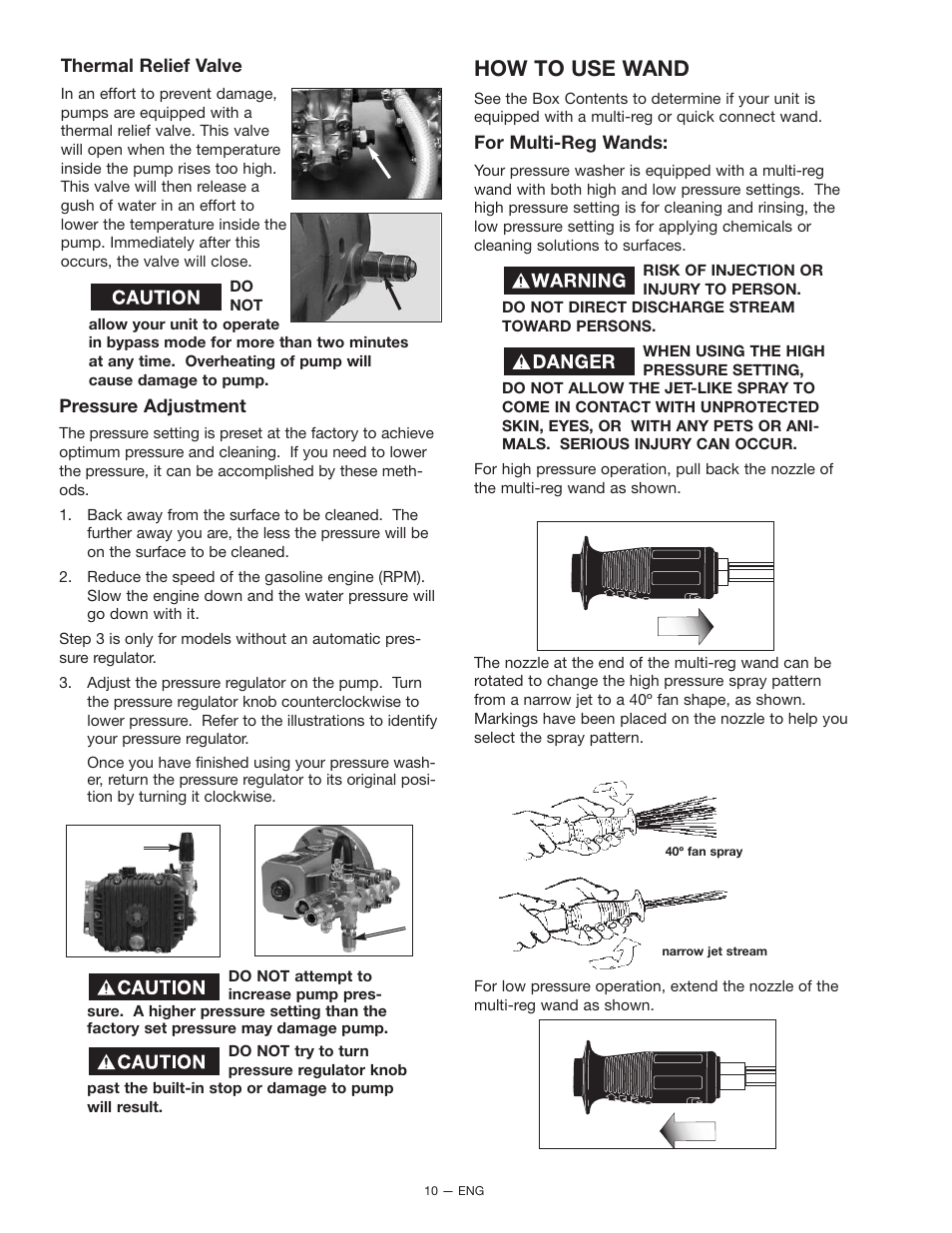 How to use wand | DeVilbiss D22322 User Manual | Page 10 / 20