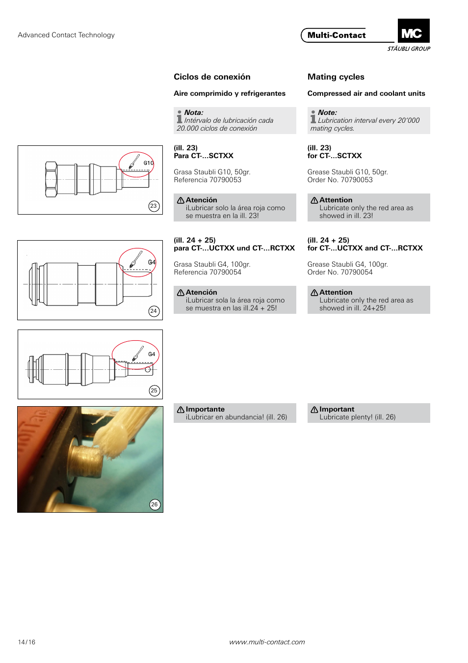 Multi-Contact MA213 User Manual | Page 14 / 16