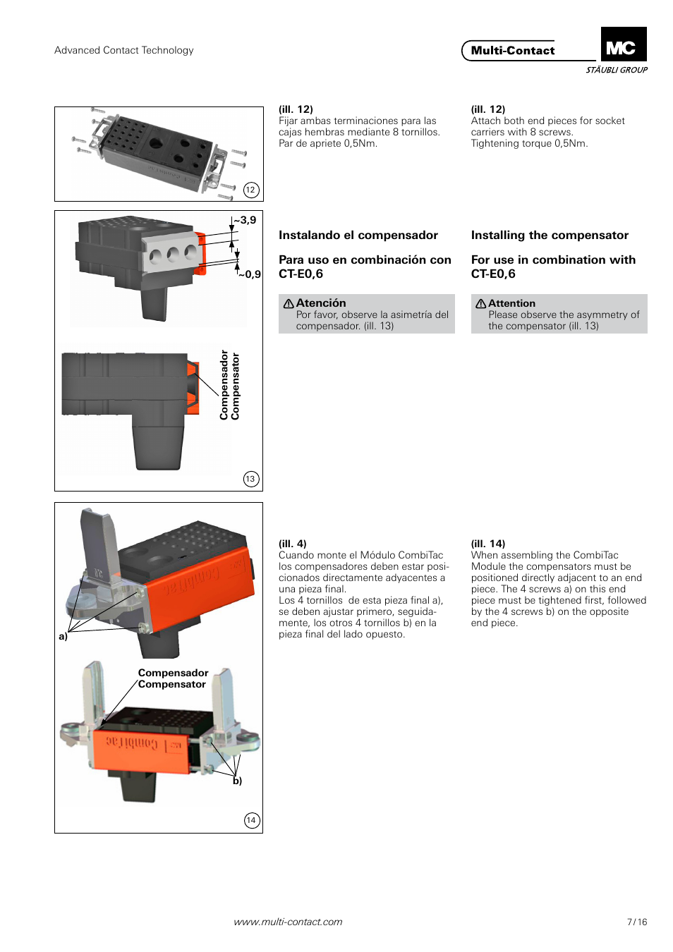 Multi-Contact MA213 User Manual | Page 7 / 16