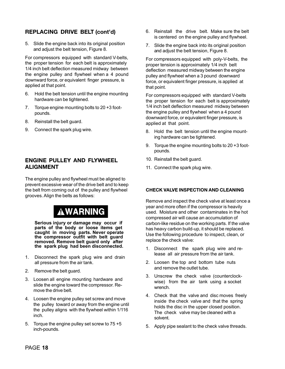 DeVilbiss DACE-7161-2 User Manual | Page 18 / 32