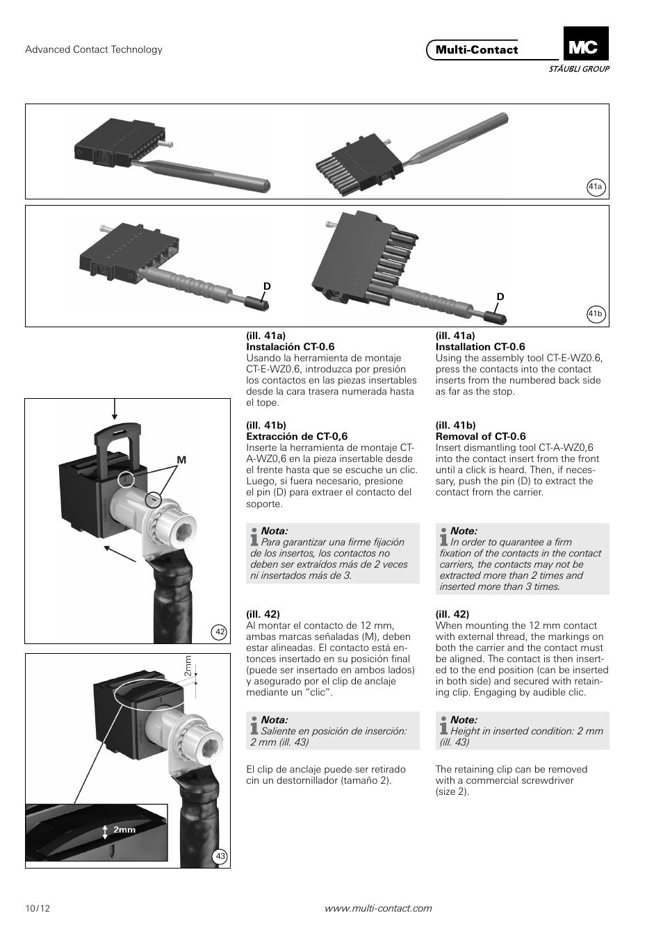 Multi-Contact MA213-01 User Manual | Page 10 / 12