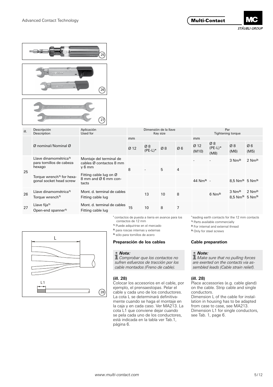 Multi-Contact MA213-01 User Manual | Page 5 / 12