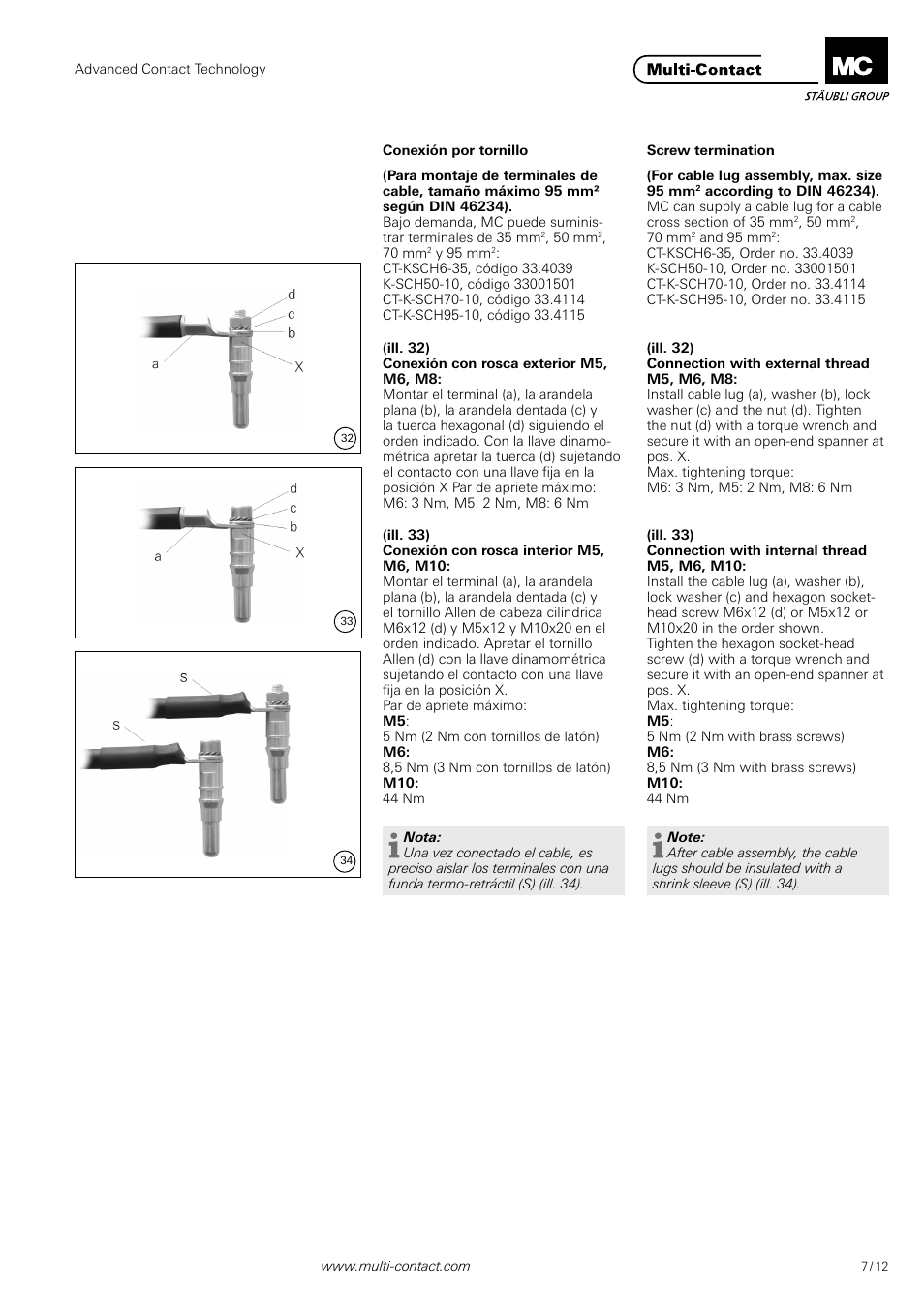 Multi-Contact MA213-01 User Manual | Page 7 / 12