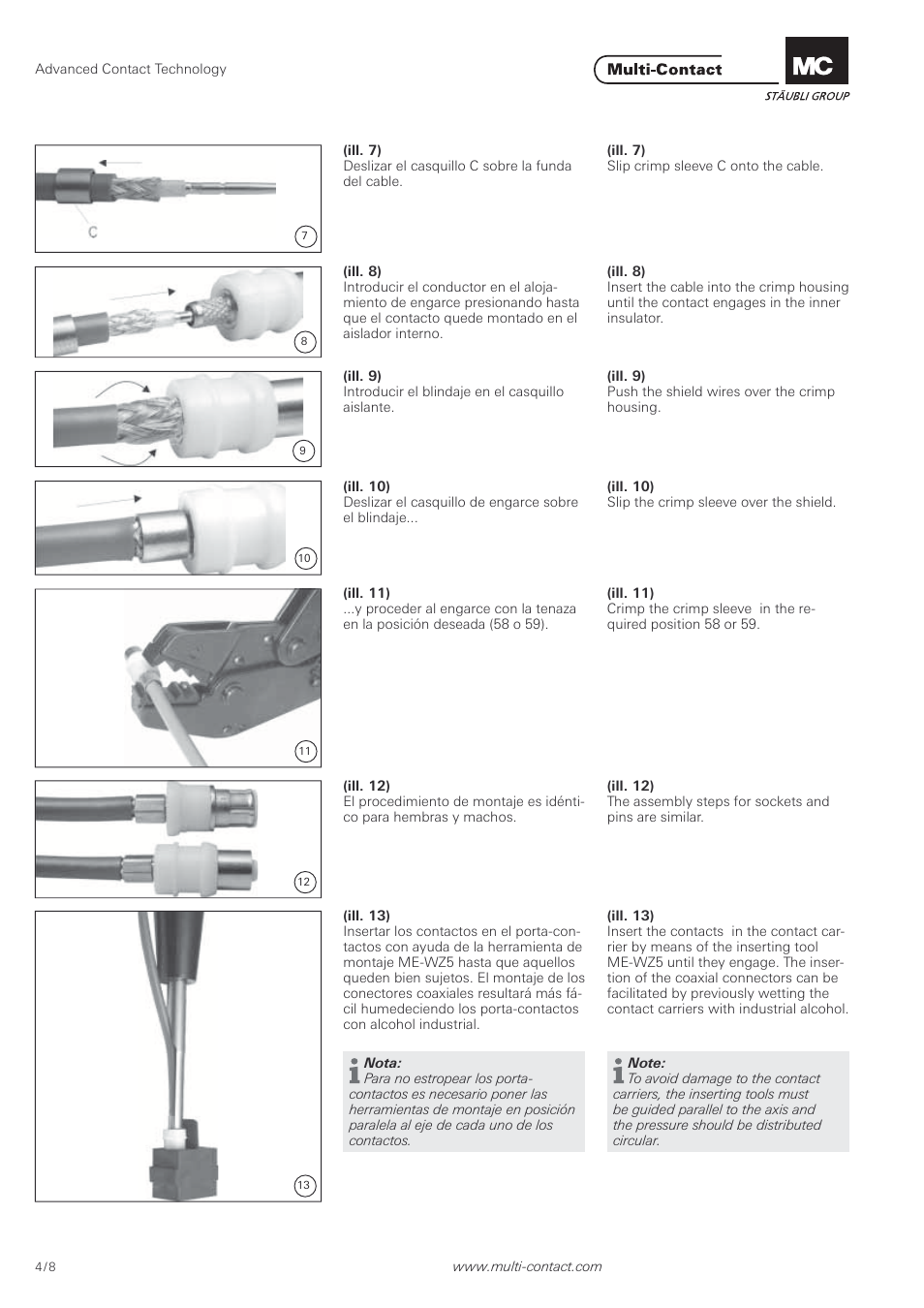 Multi-Contact MA213-02 User Manual | Page 4 / 8