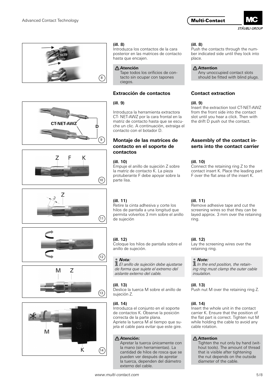 Multi-Contact MA213-04 User Manual | Page 5 / 8