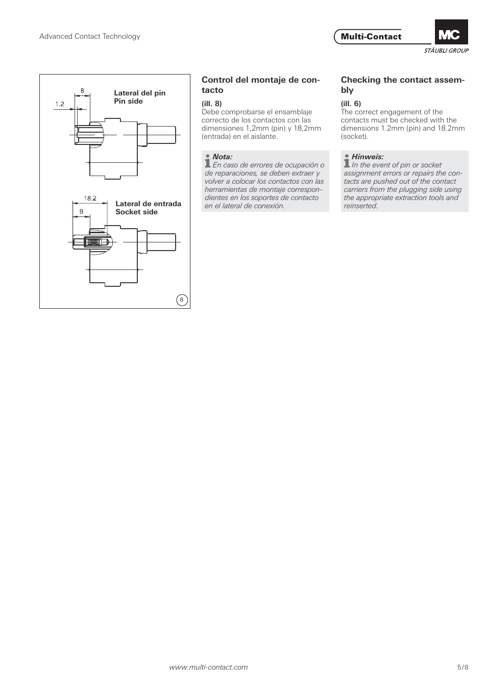 Multi-Contact MA213-05 User Manual | Page 5 / 8