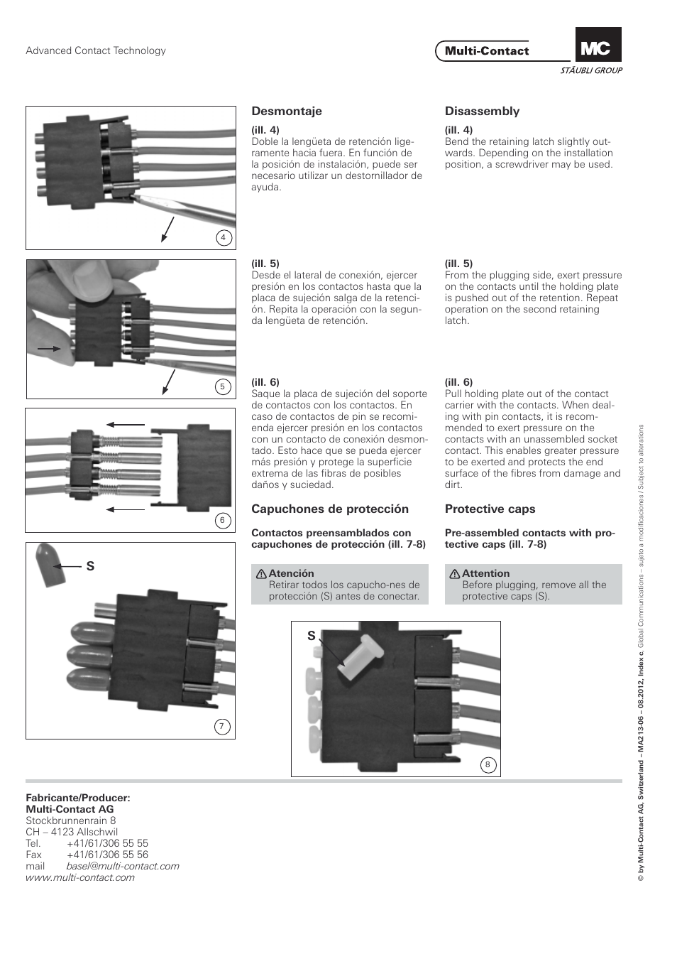 Multi-Contact MA213-06 User Manual | Page 4 / 4