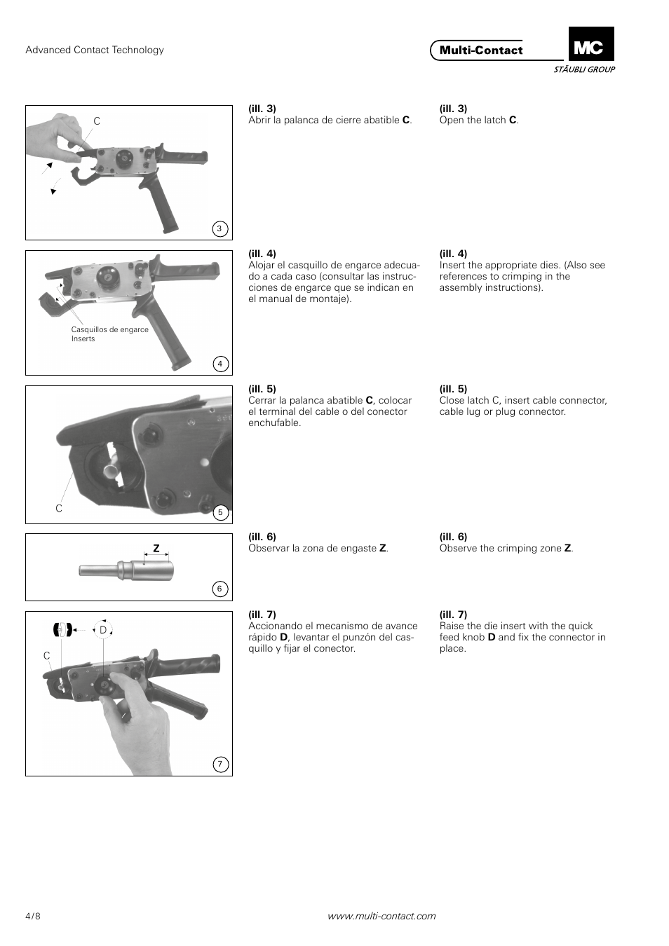 Multi-Contact MA224 User Manual | Page 4 / 8