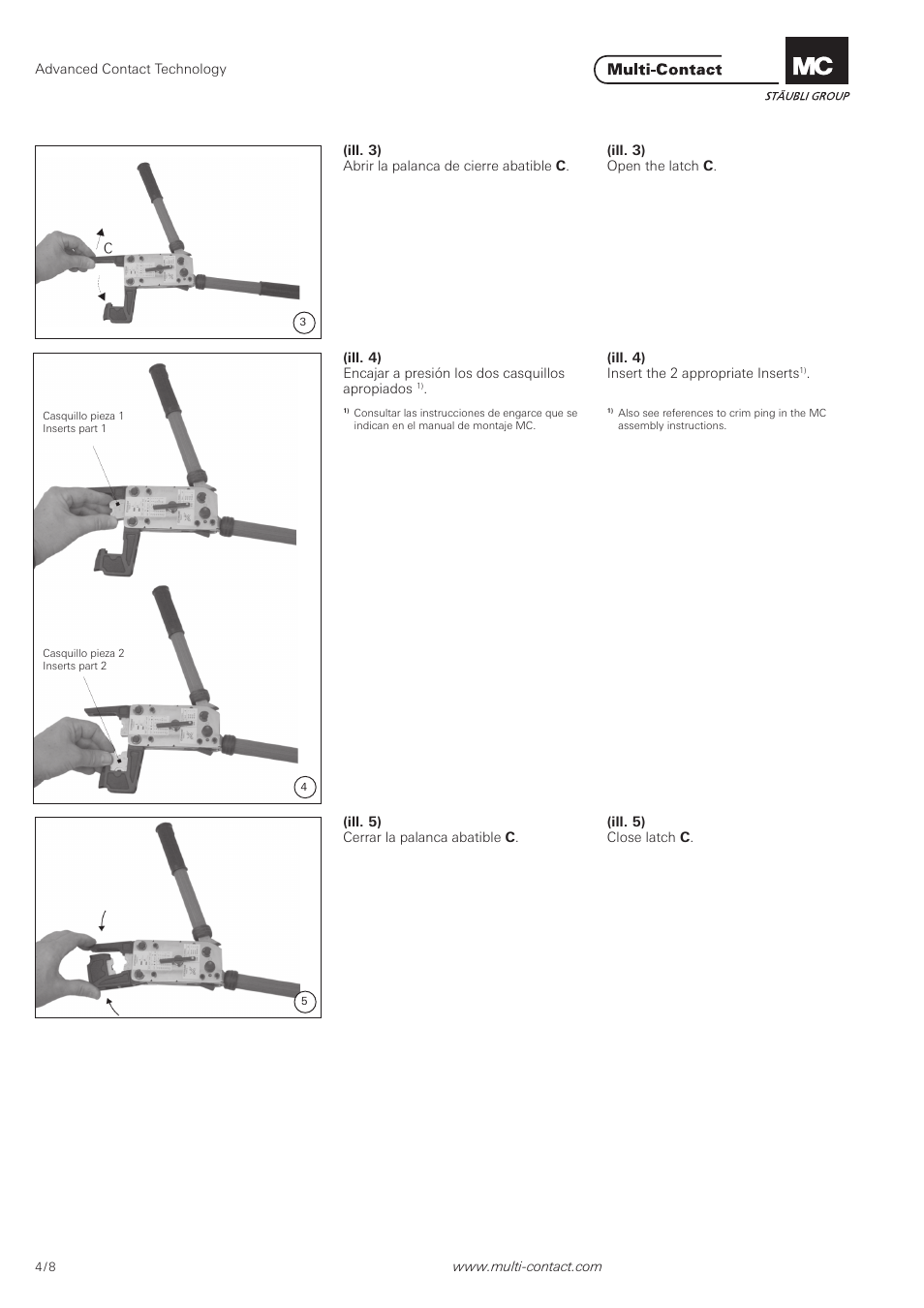 Multi-Contact MA226 User Manual | Page 4 / 8