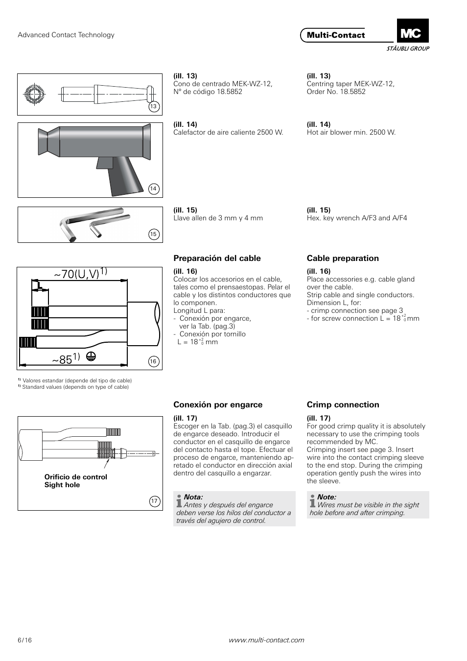 Multi-Contact MA200 User Manual | Page 6 / 16