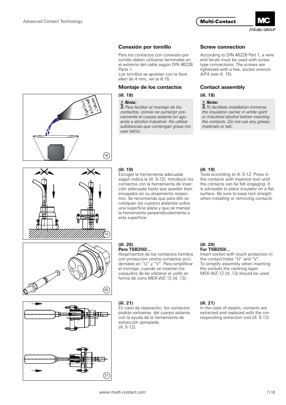 Multi-Contact MA200 User Manual | Page 7 / 16