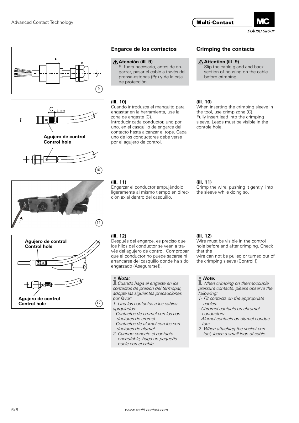 Multi-Contact MA202 User Manual | Page 6 / 8