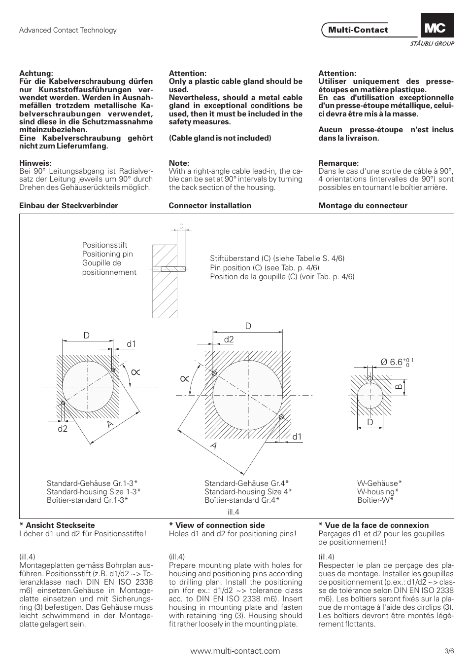 Multi-Contact MA203 User Manual | Page 3 / 6