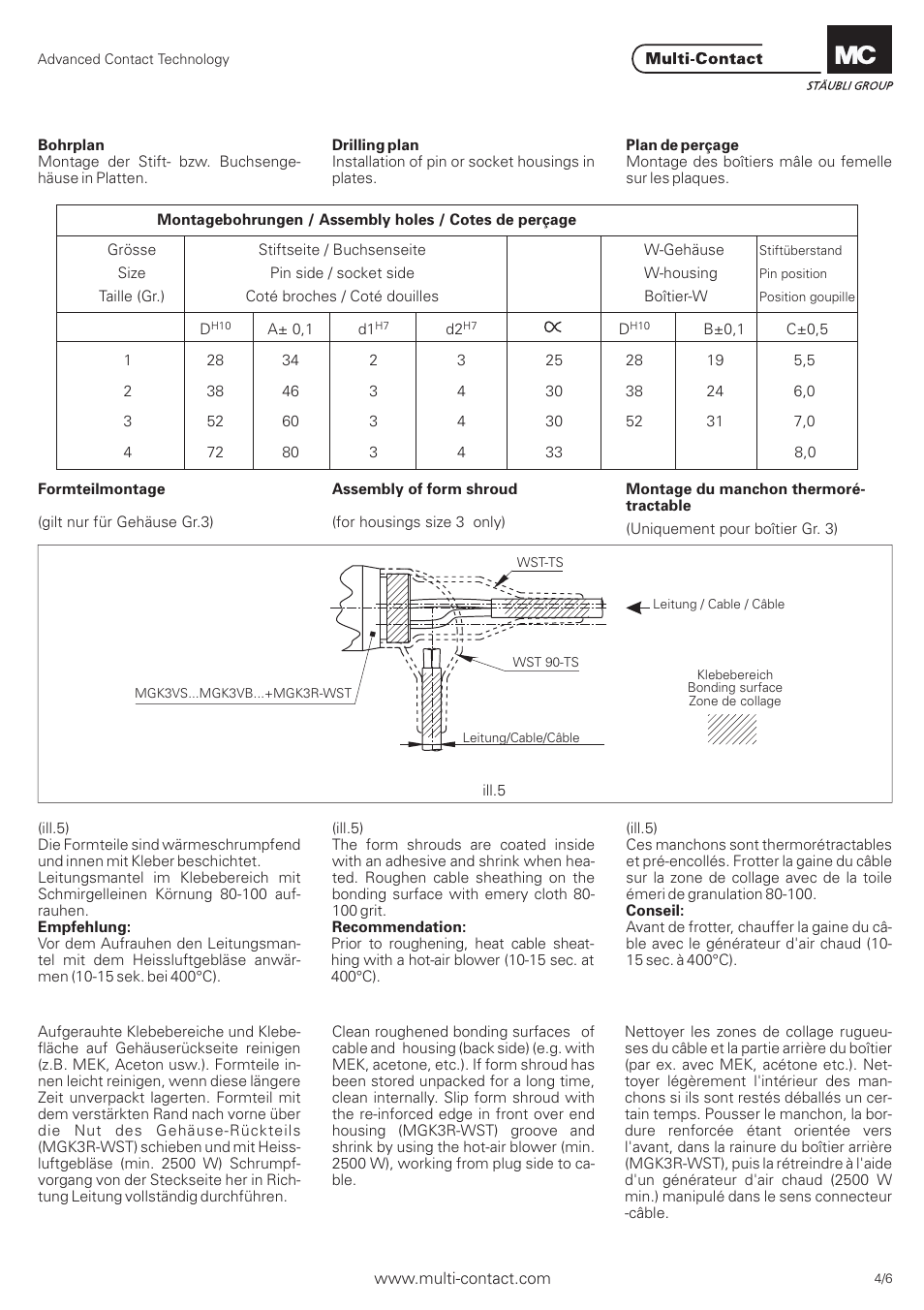 Multi-Contact MA203 User Manual | Page 4 / 6