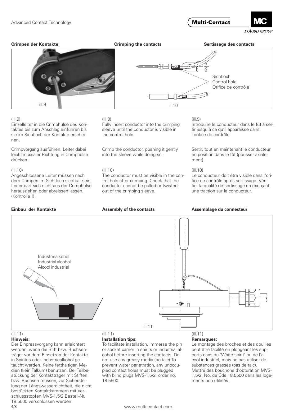 Multi-Contact MA221 User Manual | Page 4 / 8