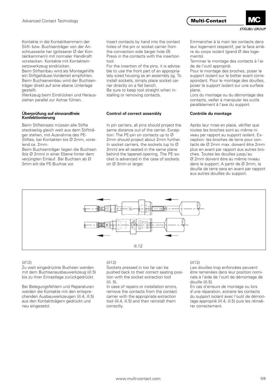 Multi-Contact MA221 User Manual | Page 5 / 8