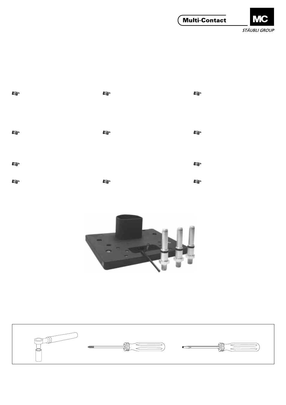 Multi-Contact MA227 User Manual | 4 pages