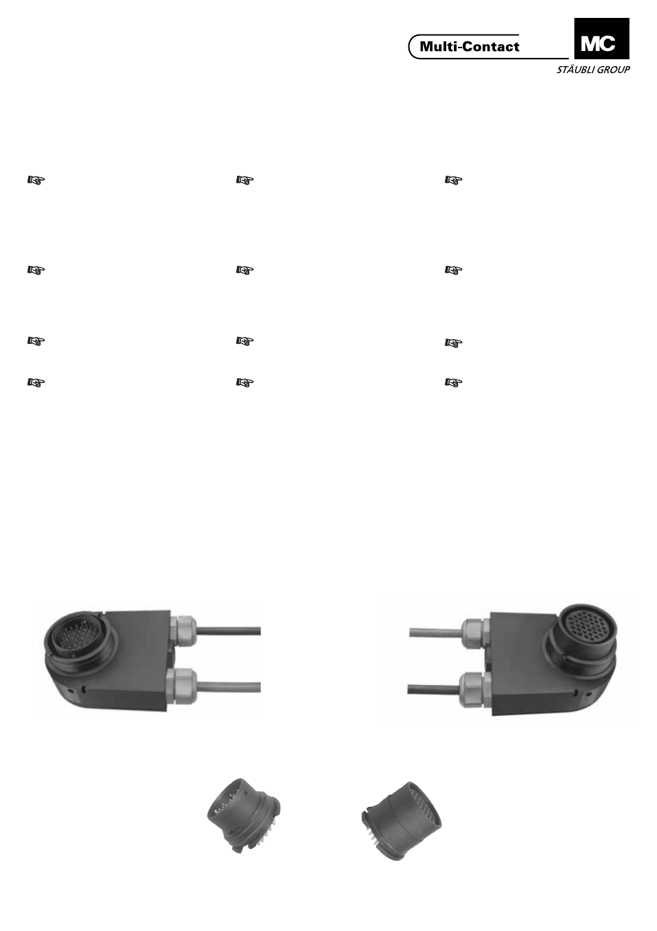 Multi-Contact MA234 User Manual | 8 pages