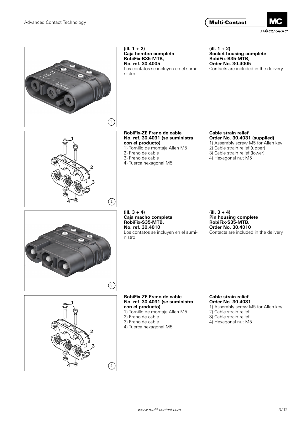 Multi-Contact MA253 User Manual | Page 3 / 12