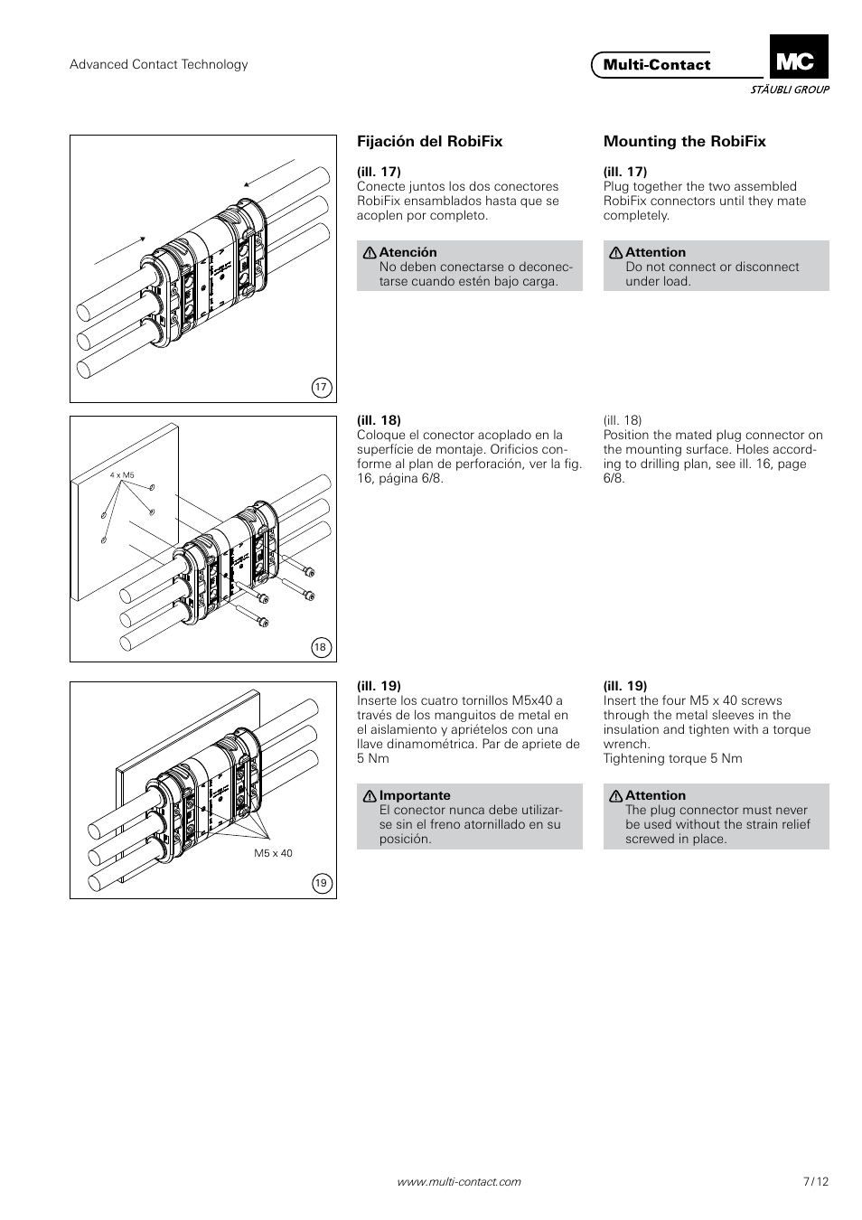 Multi-Contact MA253 User Manual | Page 7 / 12