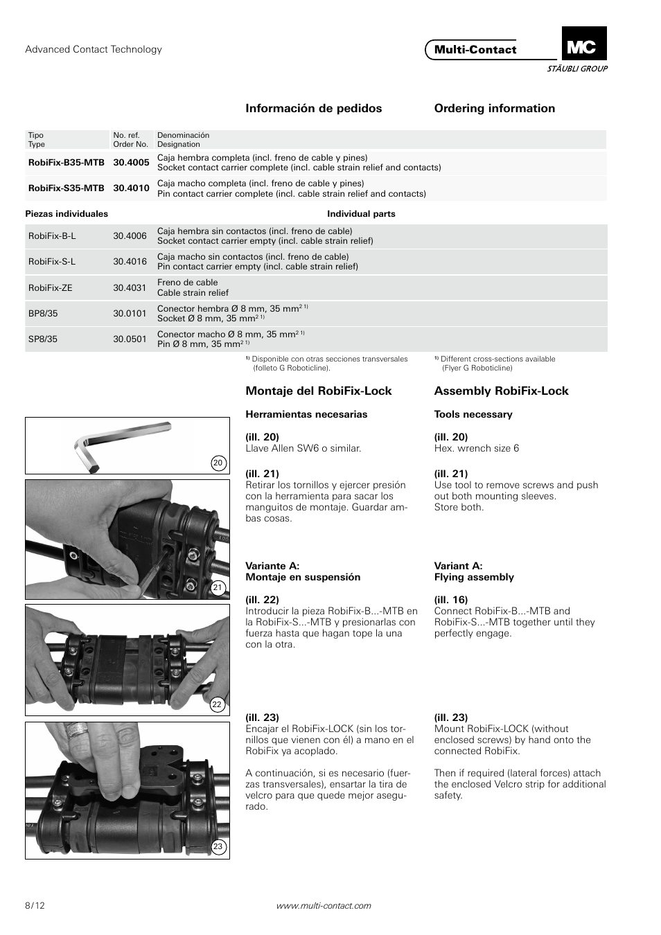 Multi-Contact MA253 User Manual | Page 8 / 12