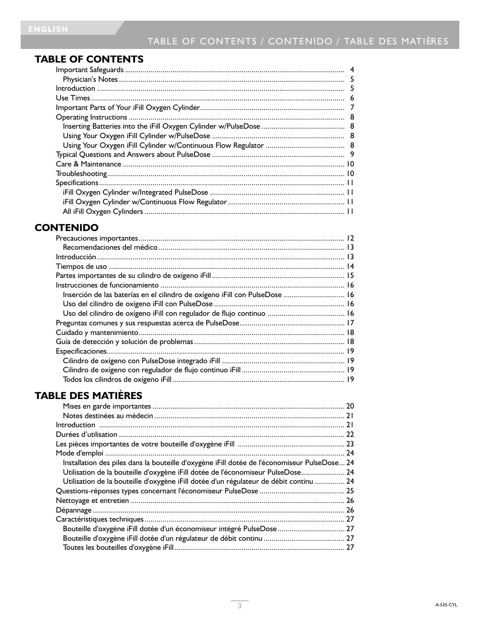 DeVilbiss IFILL PD1000A User Manual | Page 3 / 28