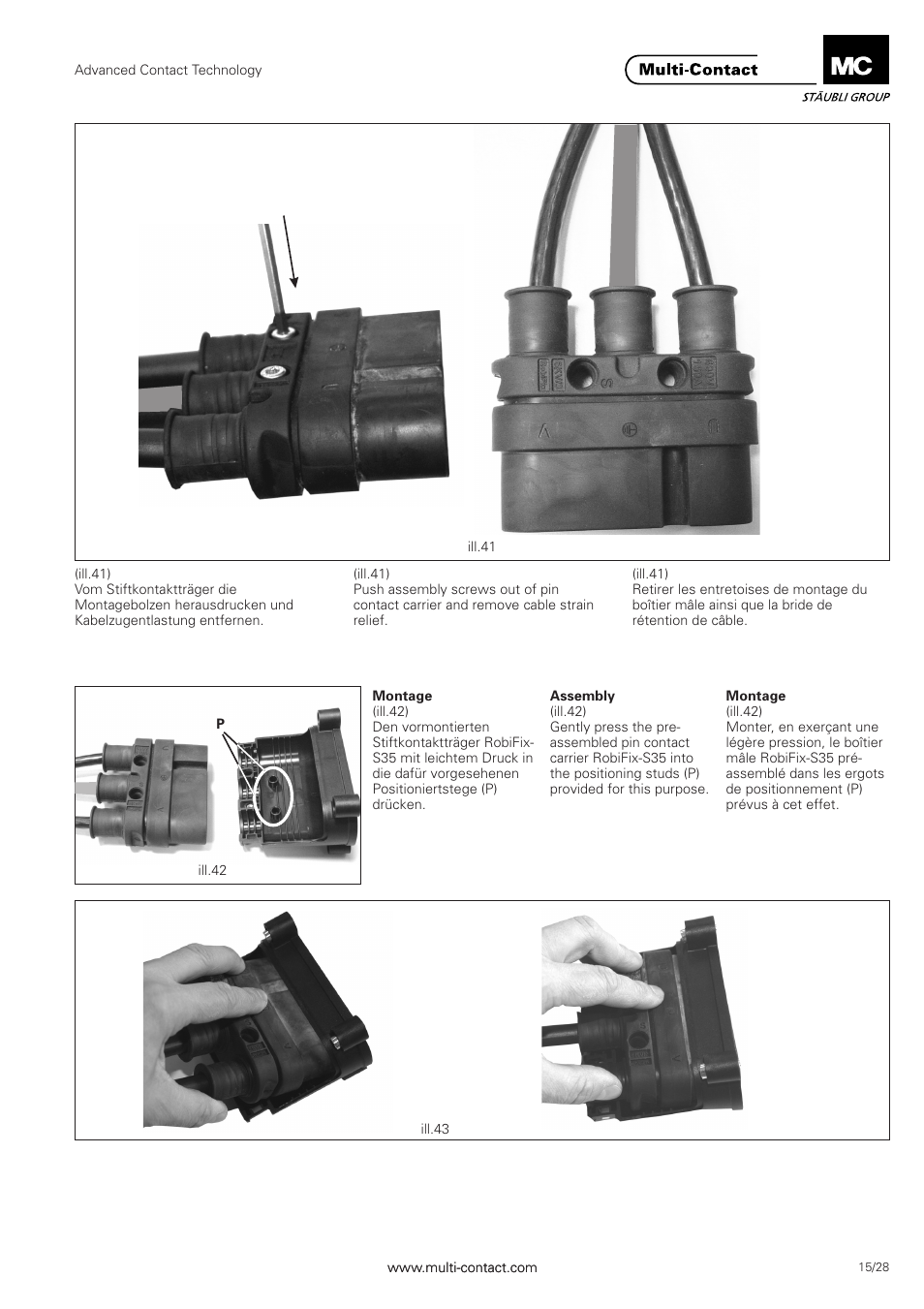 Multi-Contact MA301 User Manual | Page 15 / 28