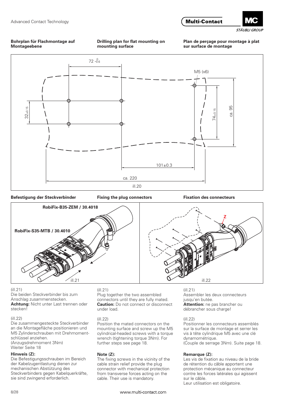 Multi-Contact MA301 User Manual | Page 8 / 28