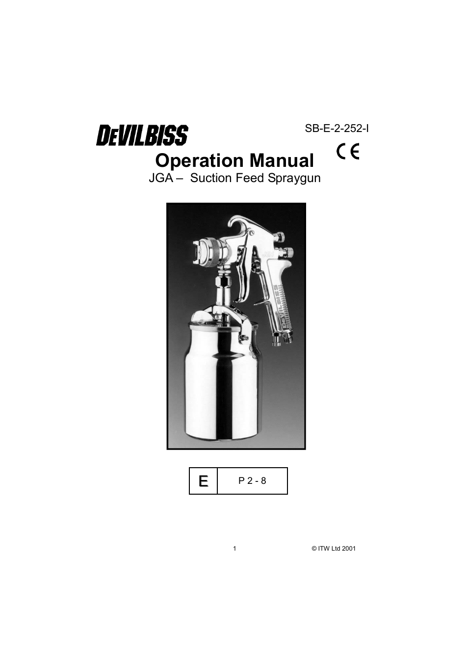 DeVilbiss JGA-614FWH-186B User Manual | 8 pages