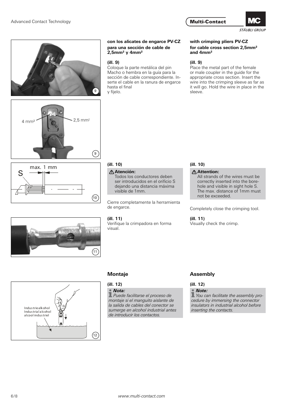 Multi-Contact MA207 User Manual | Page 6 / 8