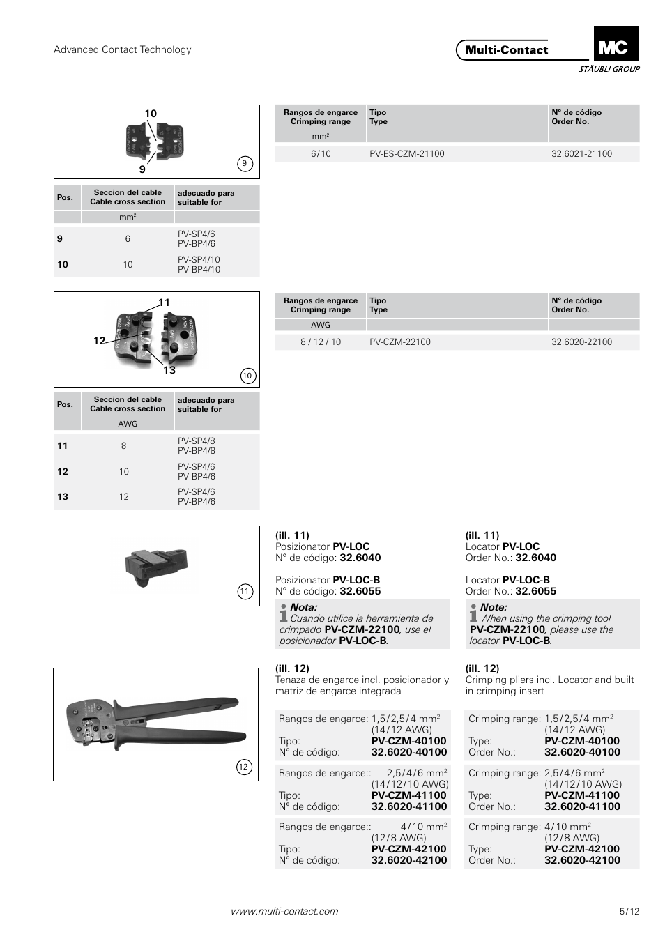Multi-Contact MA251 User Manual | Page 5 / 12